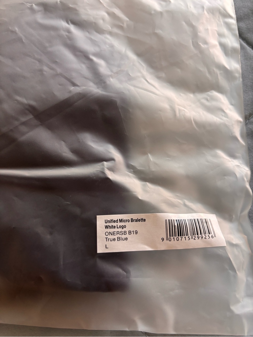 Oner Active Unified Micro Bralette white logo NWT sz L - Picture 4 of 6